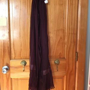 Purple scarf